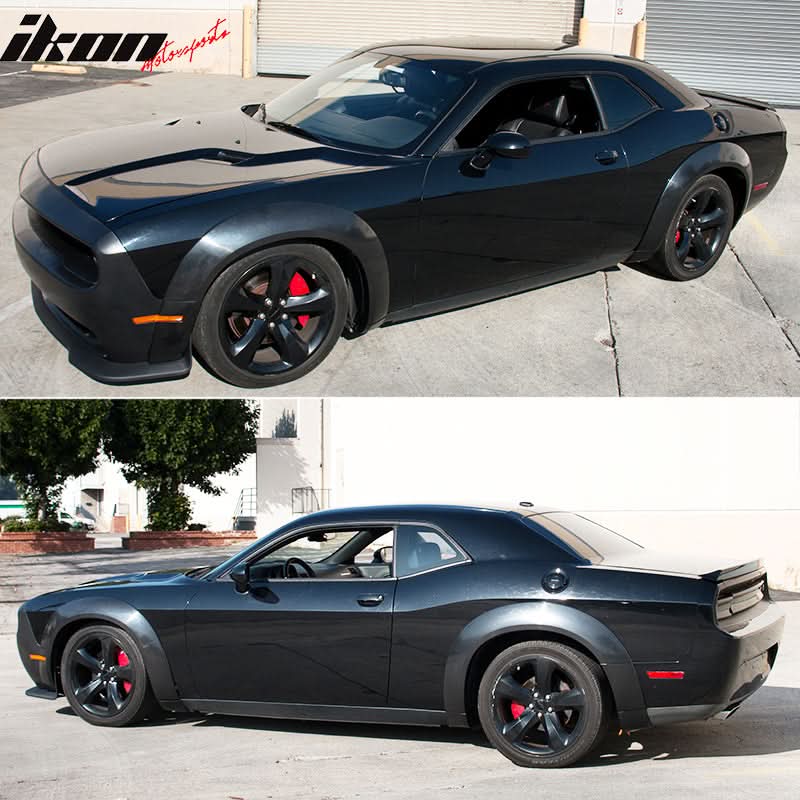 2015-2023 Dodge Challenger Front Lip + Fender Flare Hellcat to Demon - Image 8