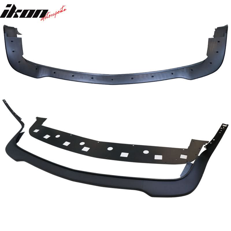2015-2023 Dodge Challenger SRT Black Front Bumper Lip Splitter PP - Image 3
