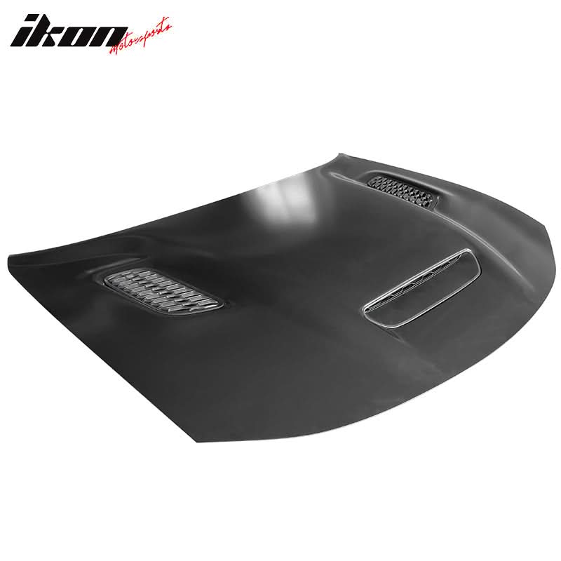 2015-2023 Dodge Charger Hood Black SRT Redeye Widebody Style Aluminum - Image 5