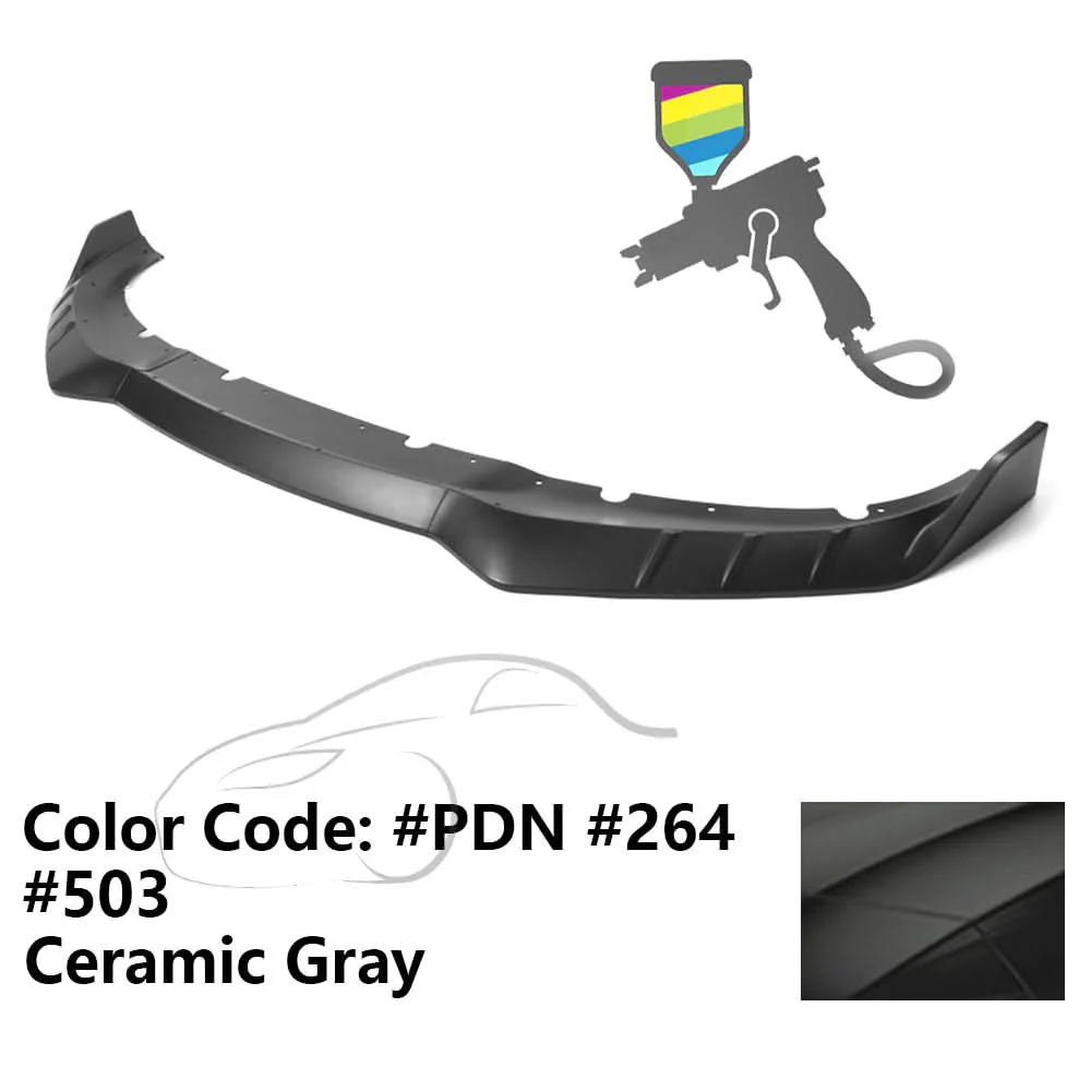 2015-2023 Dodge Charger IKON V3 Style Front Bumper Lip ABS - Image 24