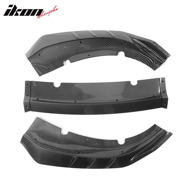 2015-2023 Dodge Charger IKON V3 Style Front Bumper Lip ABS - Image 4