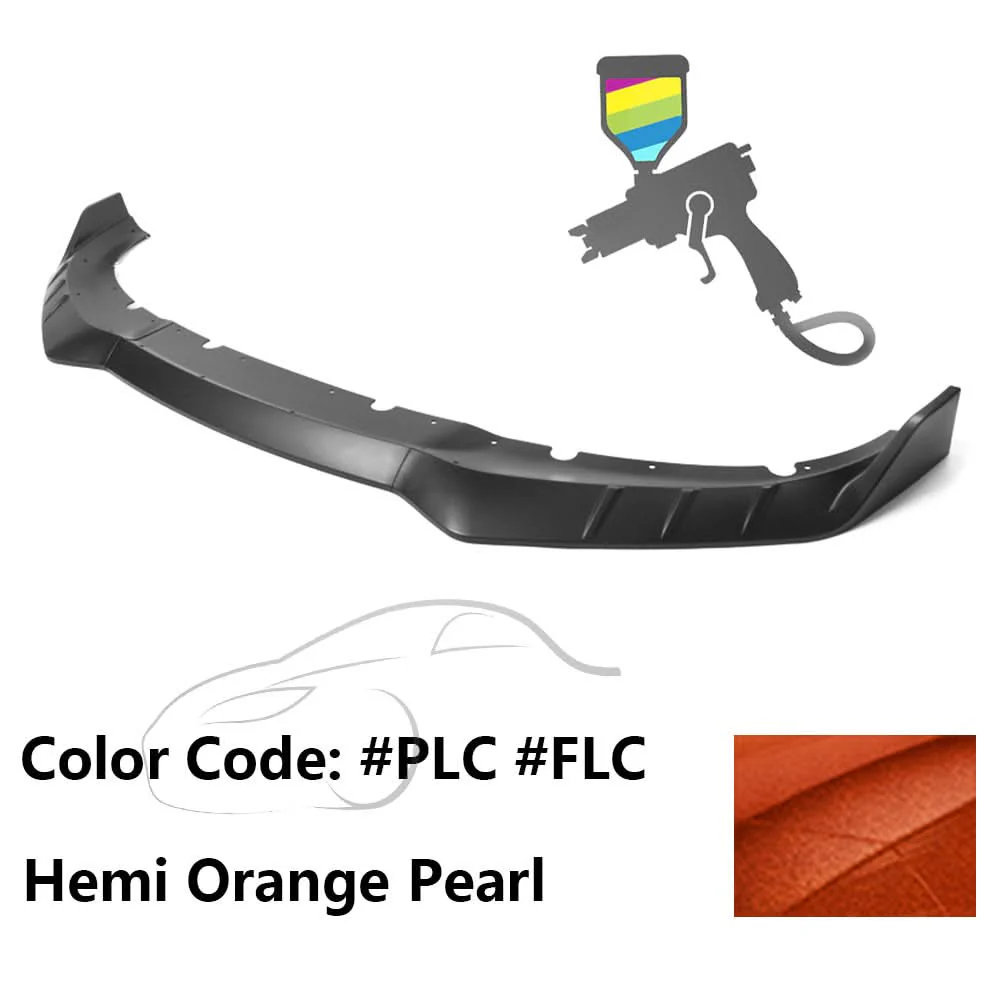 2015-2023 Dodge Charger IKON V3 Style Front Bumper Lip ABS - Image 61