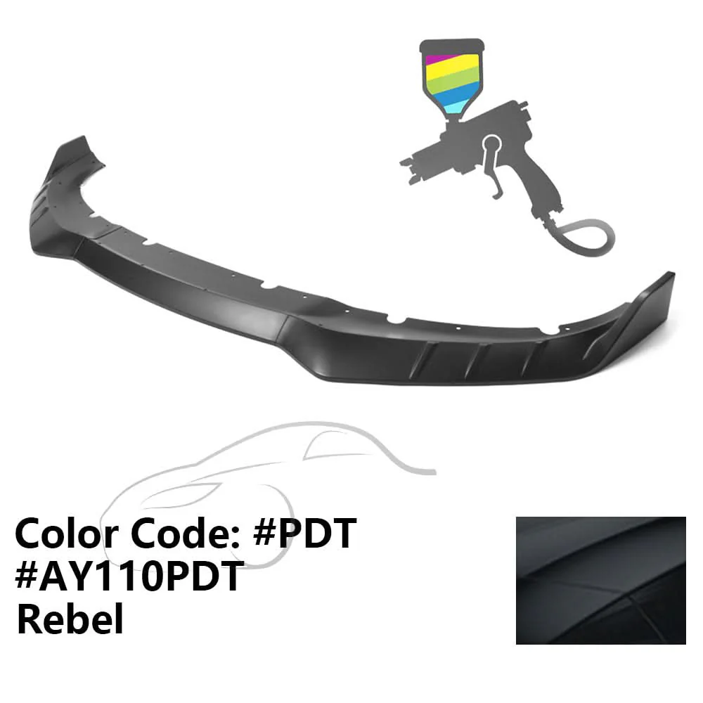 2015-2023 Dodge Charger IKON V3 Style Front Bumper Lip ABS - Image 65