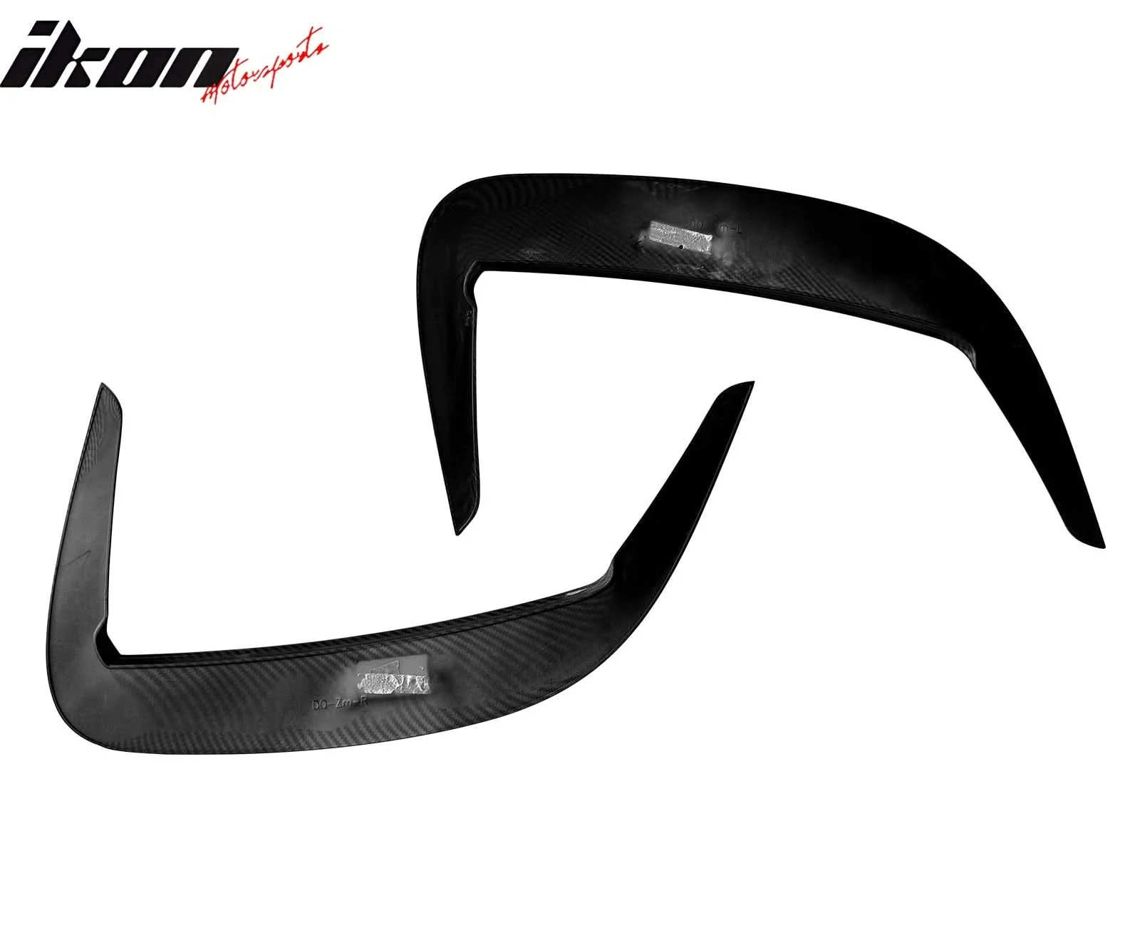 2015-2023 Dodge Charger IKON2 Side Fin Vents Carbon Fiber Print ABS - Image 5