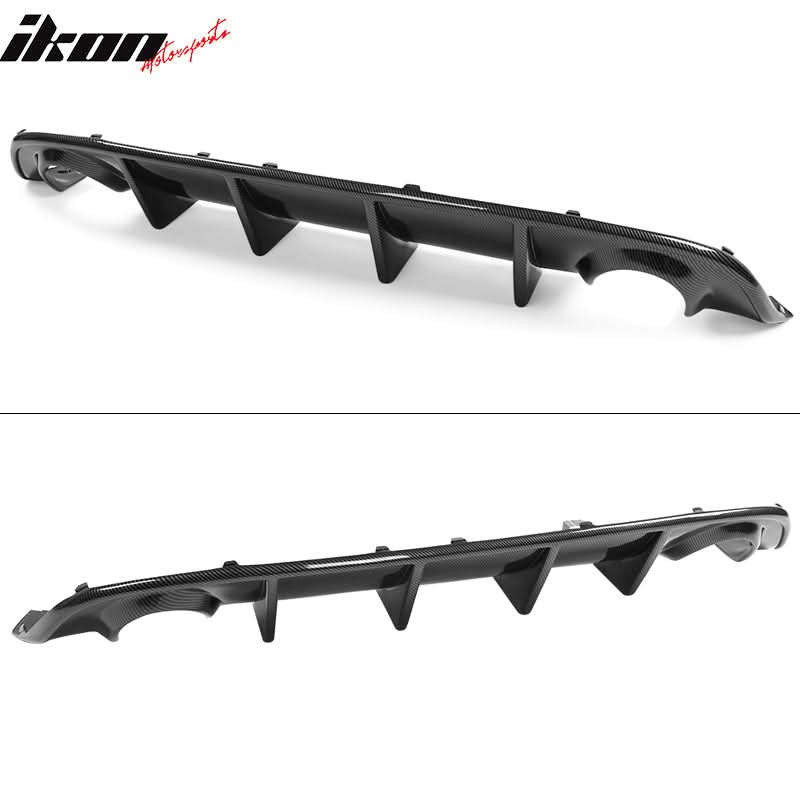 2015-2023 Dodge Charger Rear Bumper Diffuser + Side Aprons Lip CFL - Image 4