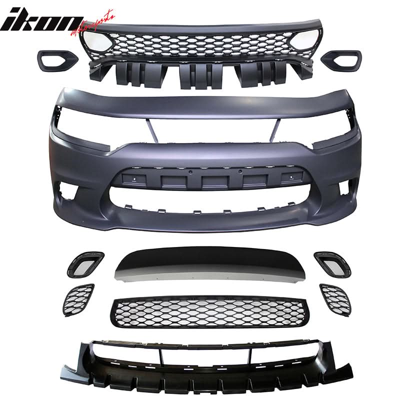 2015-2023 Dodge Charger Scat Pack SRT 392 Front Bumper Cover PP - Image 3