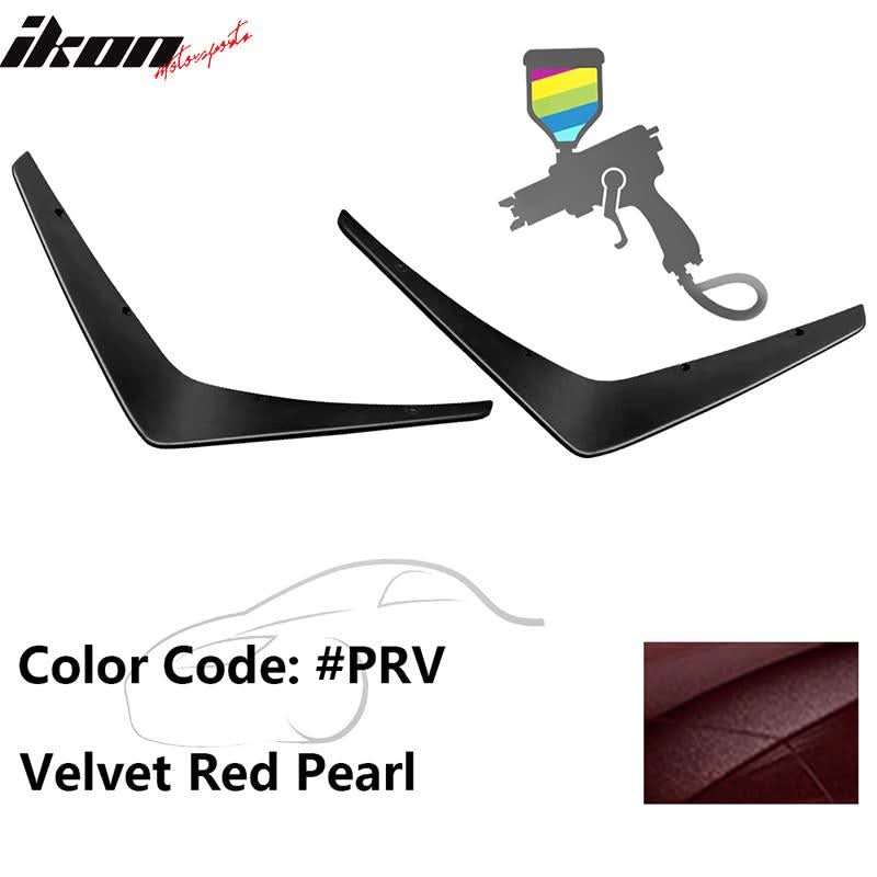 2015-2023 Dodge Charger SRT 2PC Painted Front Bumper Canard PP - Image 43