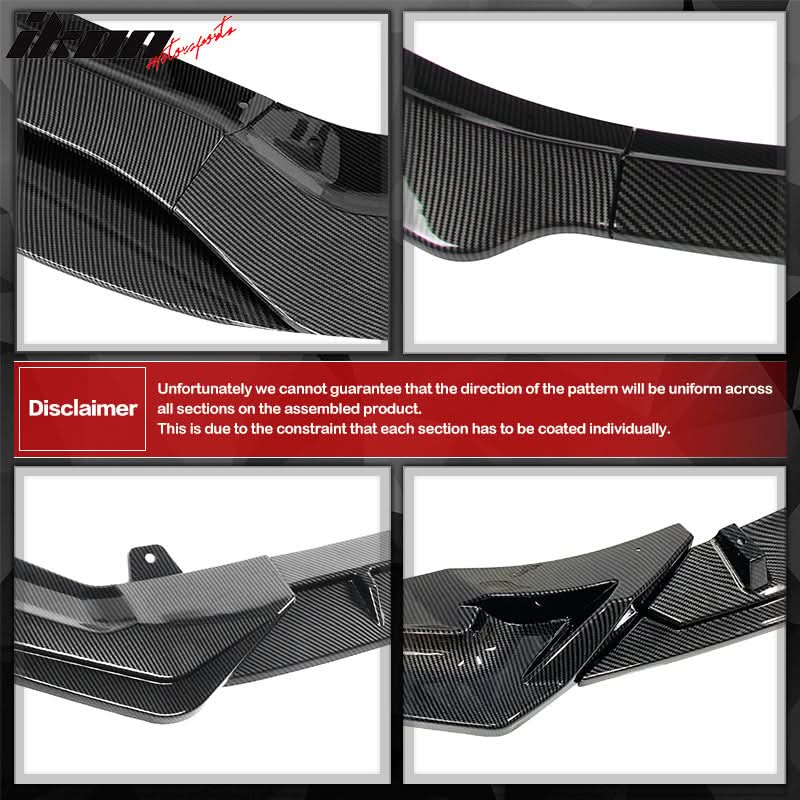 2015-2023 Dodge Charger SRT Front Lip V2 Style Lip Spoiler ABS 4PCS - Image 14