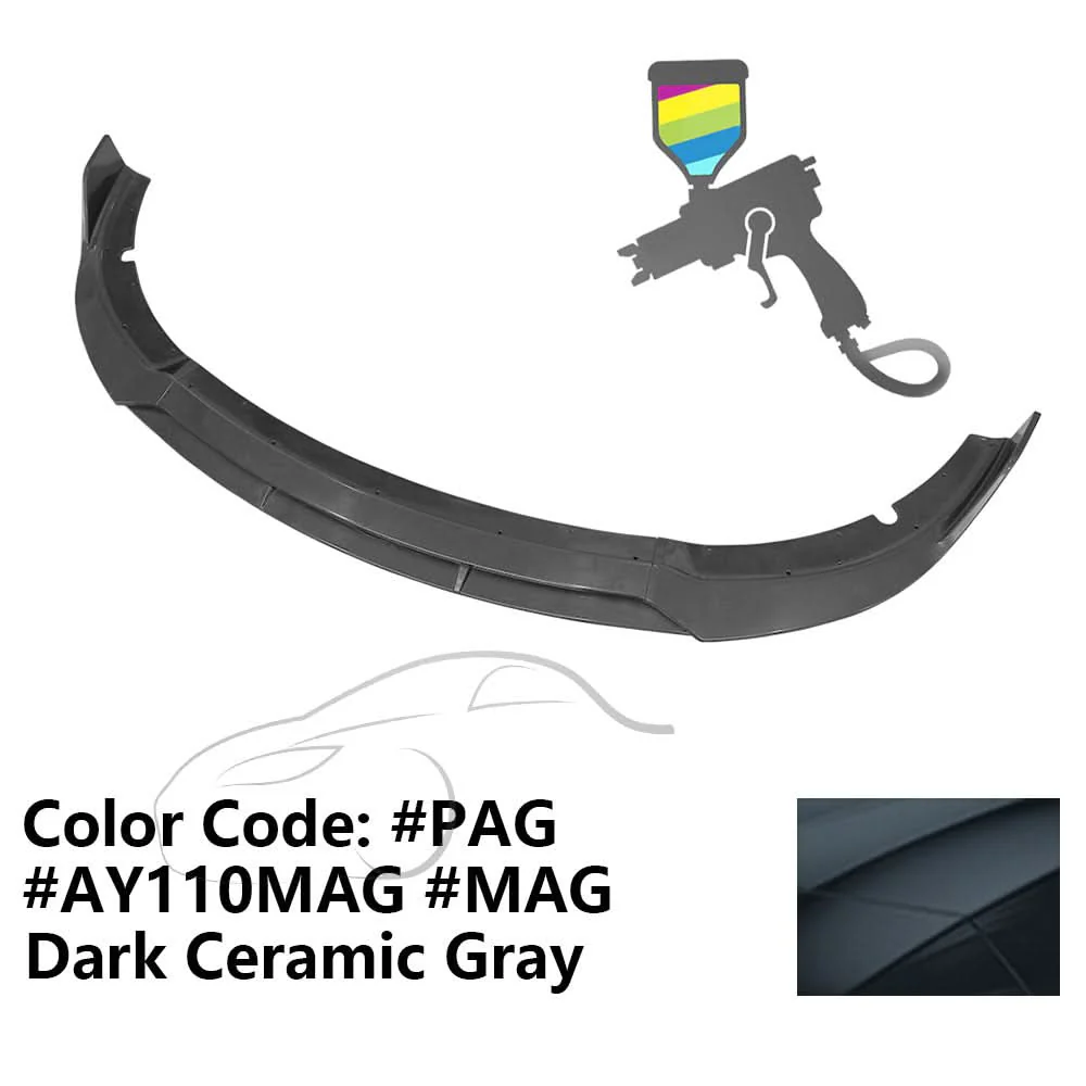 2015-2023 Dodge Charger SRT Front Lip V2 Style Lip Spoiler ABS 4PCS - Image 23