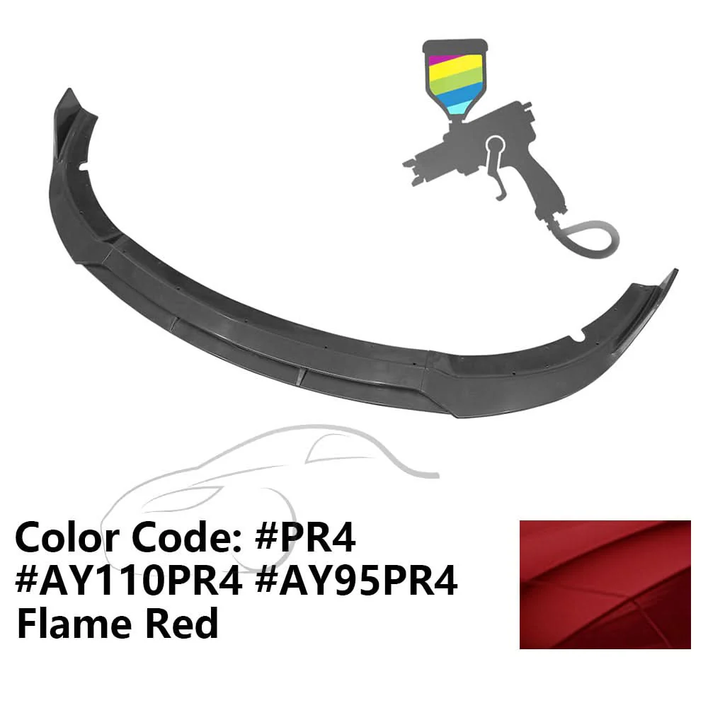 2015-2023 Dodge Charger SRT Front Lip V2 Style Lip Spoiler ABS 4PCS - Image 24