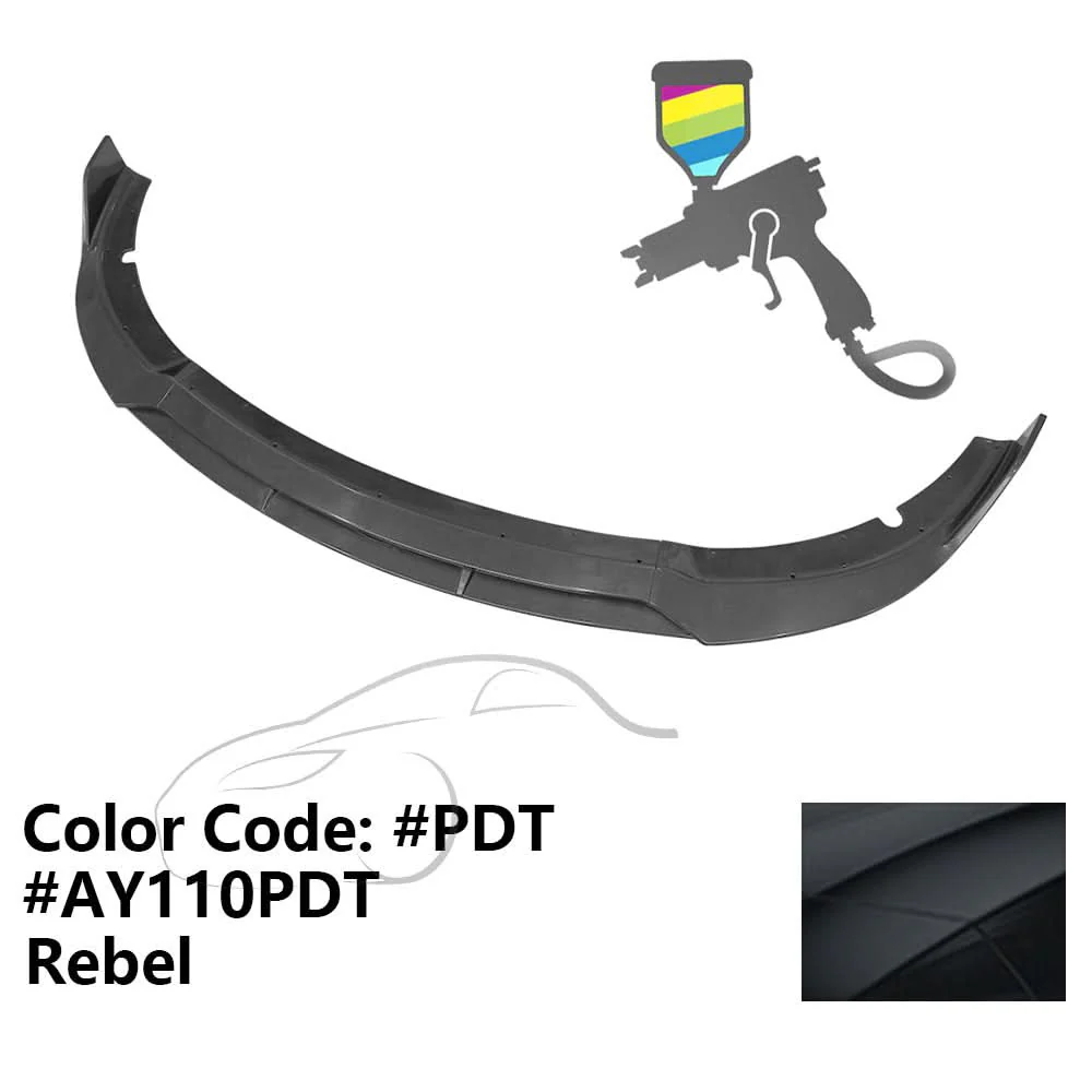 2015-2023 Dodge Charger SRT Front Lip V2 Style Lip Spoiler ABS 4PCS - Image 42