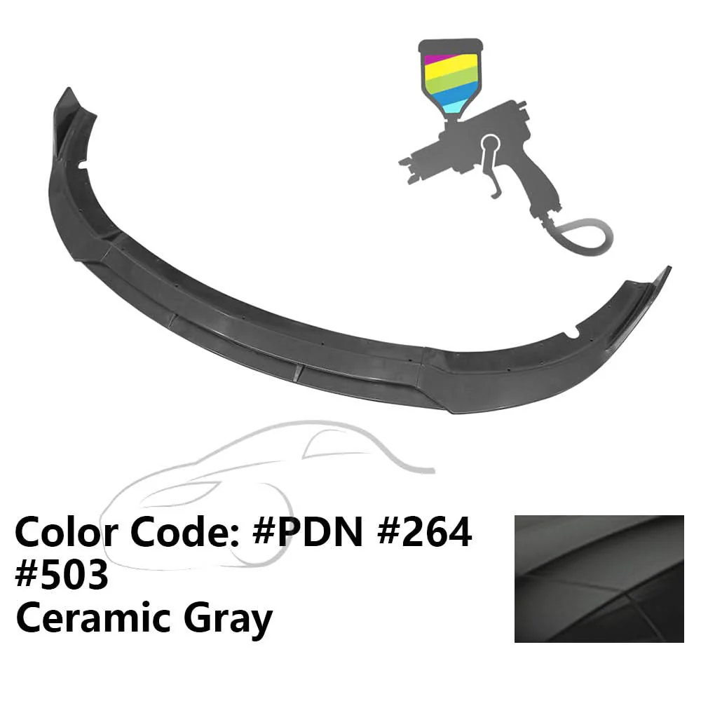2015-2023 Dodge Charger SRT Front Lip V2 Style Lip Spoiler ABS 4PCS - Image 48