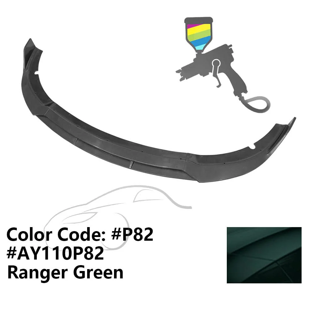 2015-2023 Dodge Charger SRT Front Lip V2 Style Lip Spoiler ABS 4PCS - Image 49