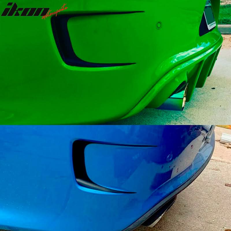 2015-2023 Dodge Charger SRT Matte Black Rear Bumper Vent Decal - Image 2