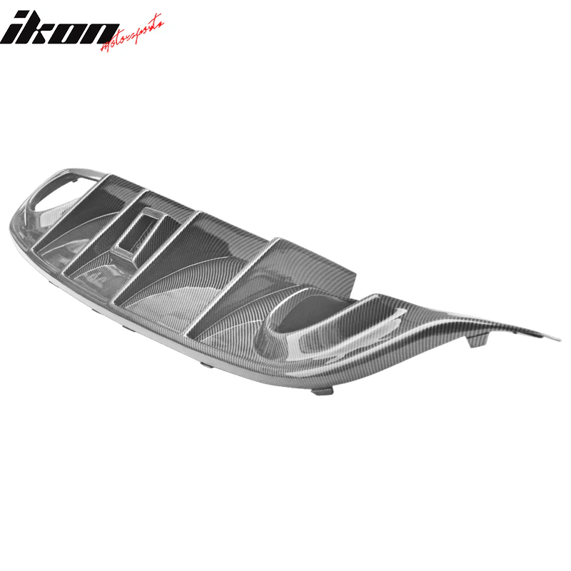 2015-2023 Dodge Charger SRT Rear Diffuser w/ LED Light CF Print - Image 4