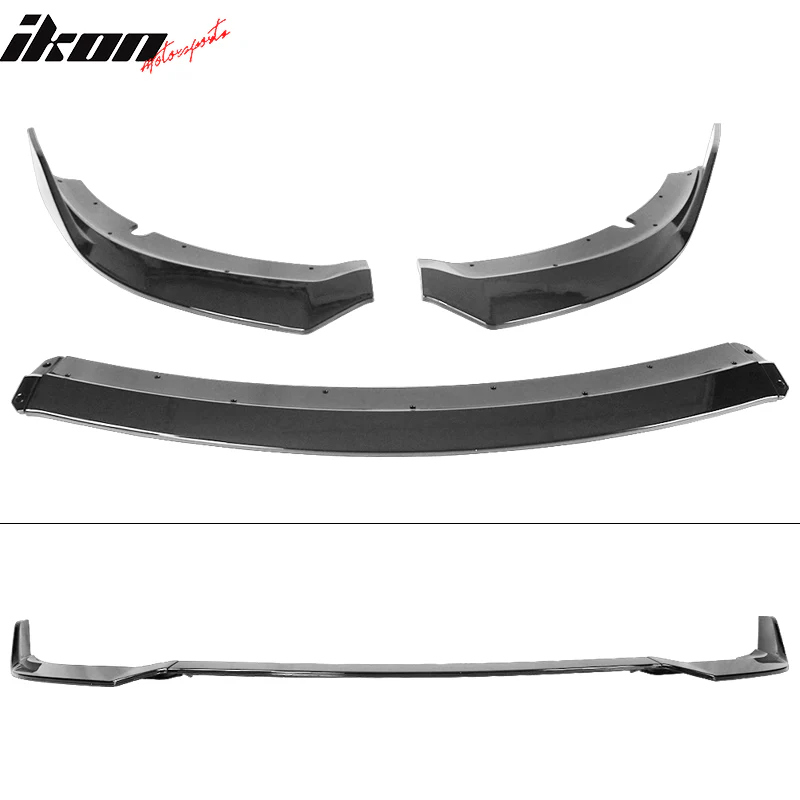 2015-2023 Dodge Charger SRT V1 Style  Front Bumper Lip 3PCS ABS - Image 15