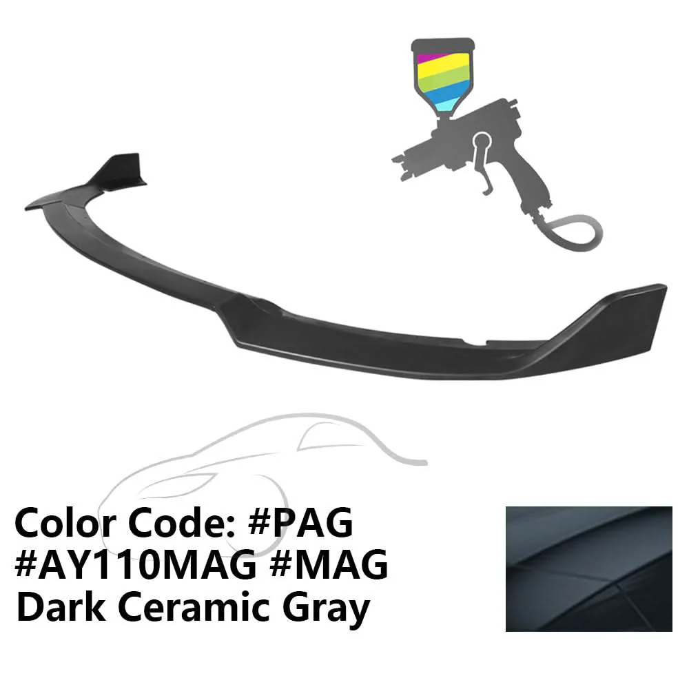 2015-2023 Dodge Charger SRT V1 Style  Front Bumper Lip 3PCS ABS - Image 25