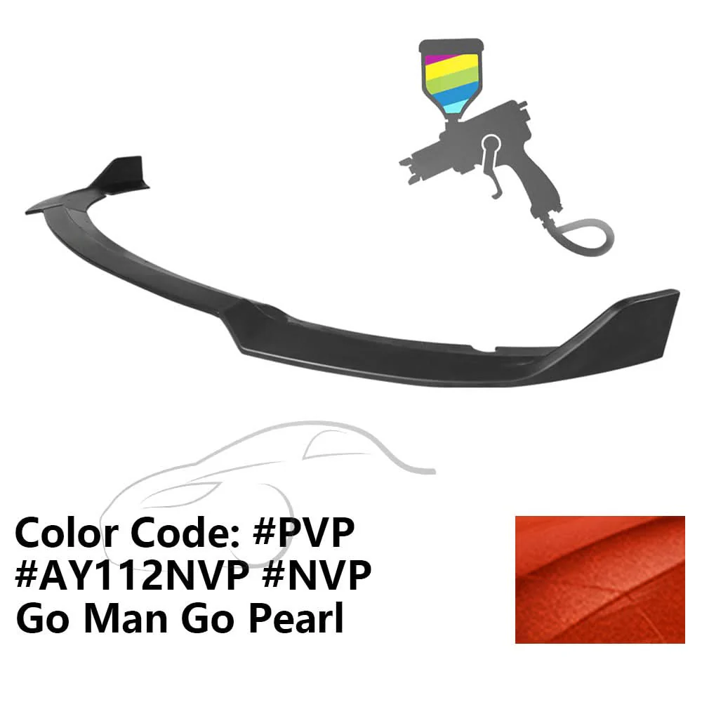 2015-2023 Dodge Charger SRT V1 Style  Front Bumper Lip 3PCS ABS - Image 47