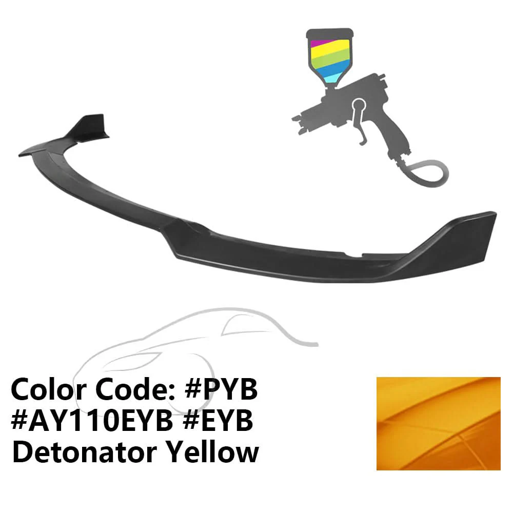 2015-2023 Dodge Charger SRT V1 Style  Front Bumper Lip 3PCS ABS - Image 57