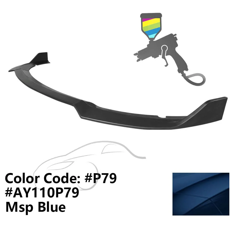 2015-2023 Dodge Charger SRT V1 Style  Front Bumper Lip 3PCS ABS - Image 58