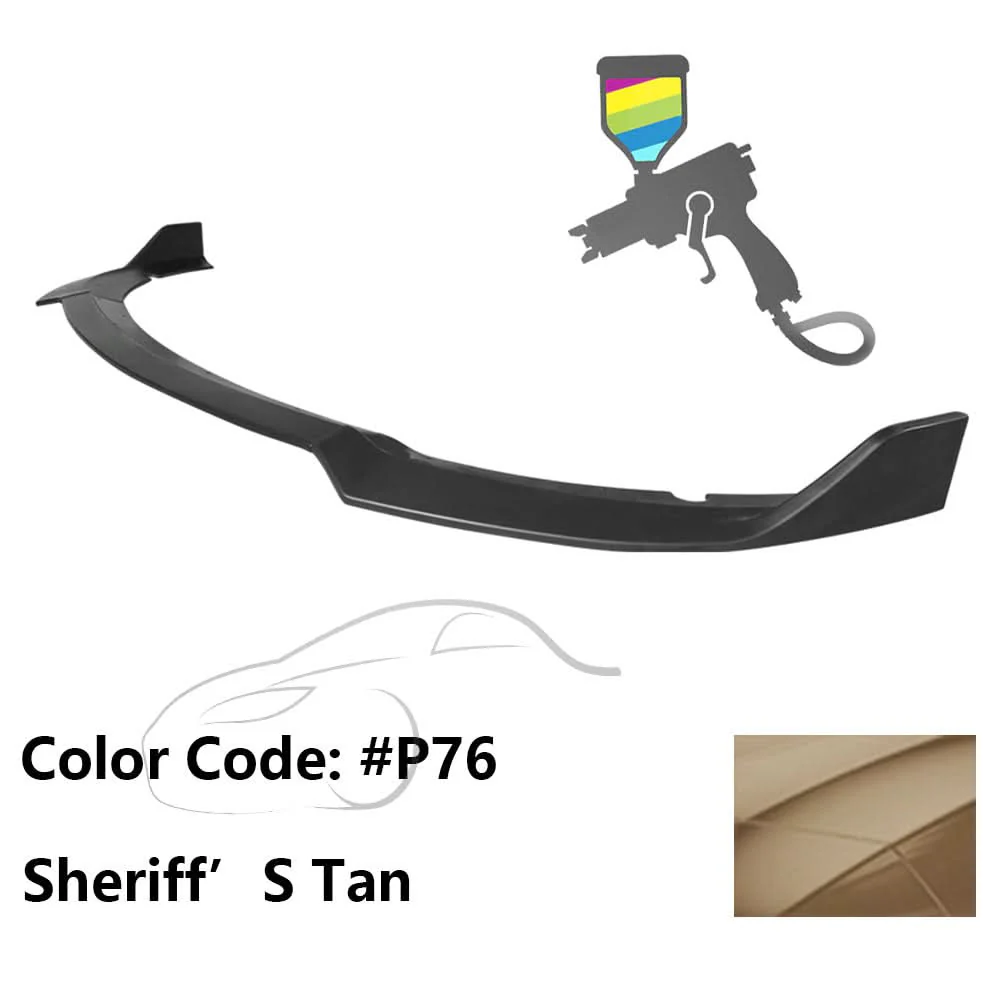 2015-2023 Dodge Charger SRT V1 Style  Front Bumper Lip 3PCS ABS - Image 61
