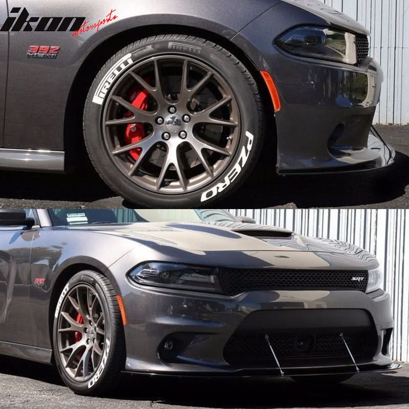 2015-2023 Dodge Charger SRT8 Hellcat Front Bumper Cover With Lip - Image 7
