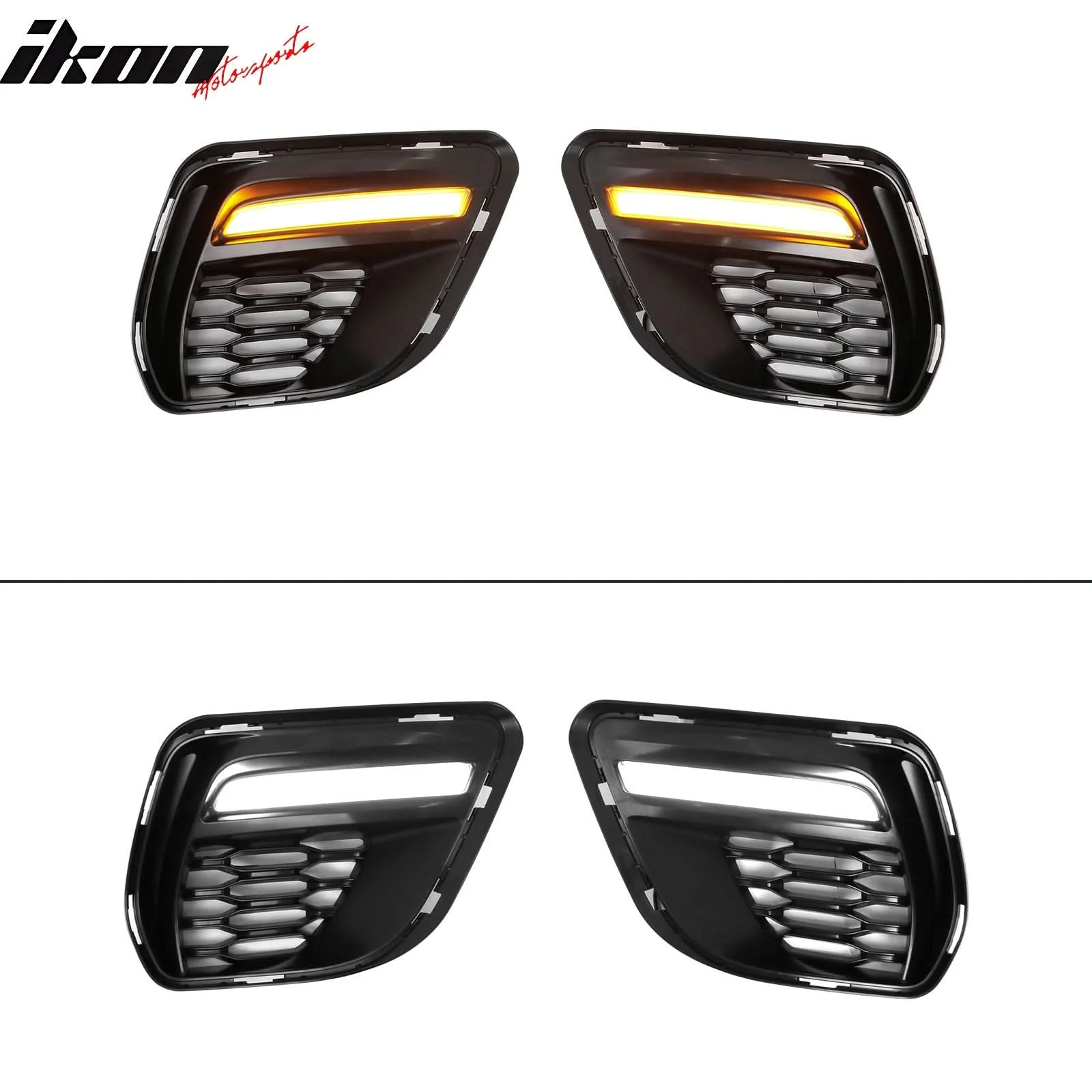 2015-2023 Dodge Charger Widebody SRT Rear Front Bumper Pink Lip PP LED - Image 15
