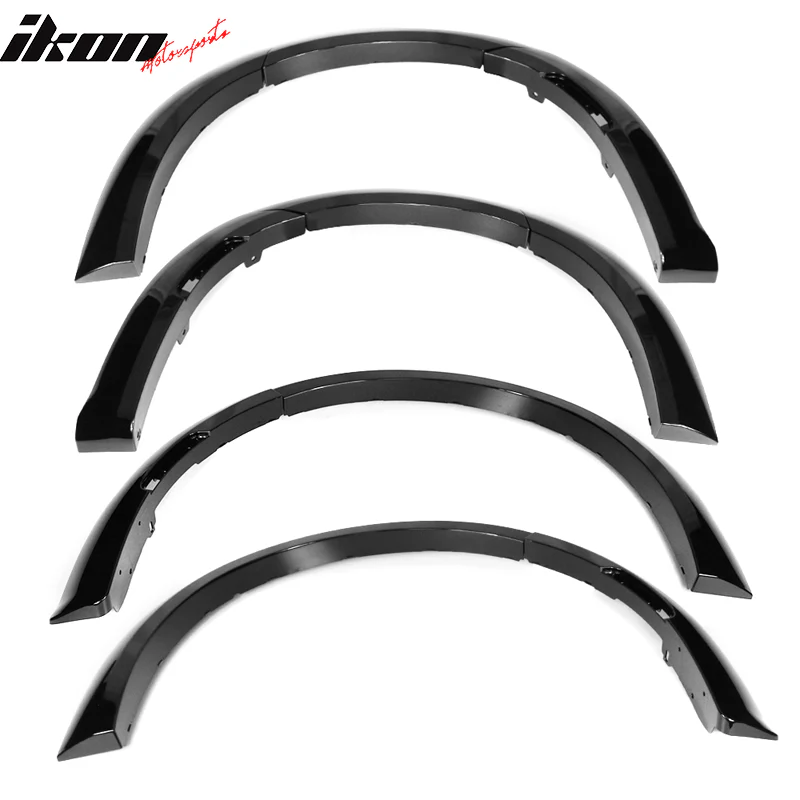 2015-2023 Dodge Charger Widebody Style Fender Flares+Front Lip ABS - Image 17