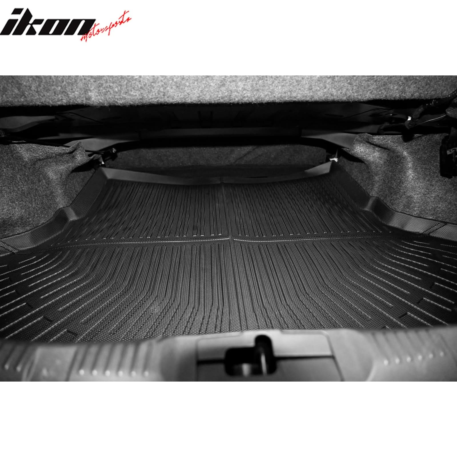 2015-2023 Ford Mustang All Weather 3D Molded Rear Trunk Mat Cargo TPE - Image 2