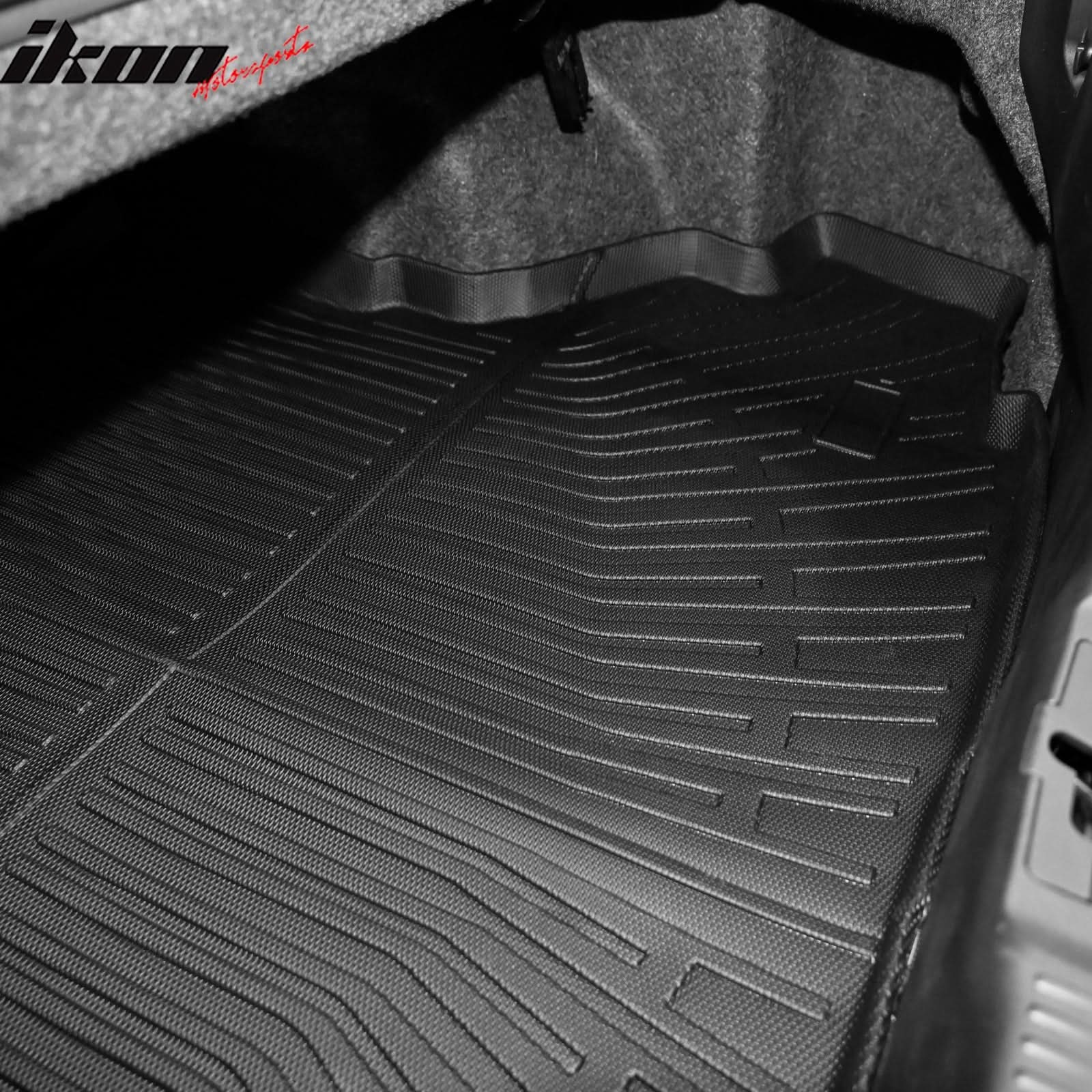 2015-2023 Ford Mustang All Weather 3D Molded Rear Trunk Mat Cargo TPE - Image 3