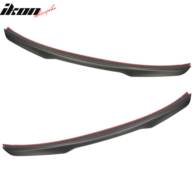 2015-2023 Ford Mustang Coupe GT Style Rear Trunk Spoiler Carbon Fiber - Image 3