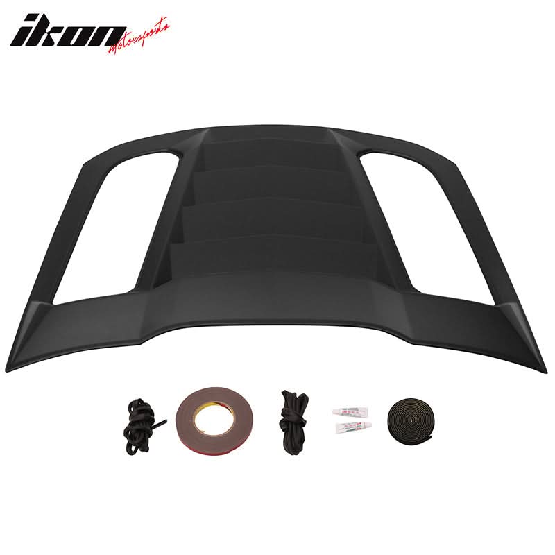 2015-2023 Ford Mustang Coupe Unpainted Rear Side Window Louver ABS - Image 8