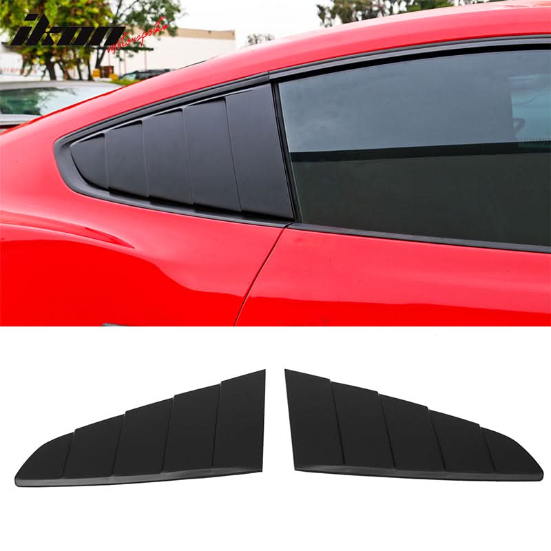 2015-2023 Ford Mustang Coupe Unpainted Rear Window Louver Side Vent - Image 2