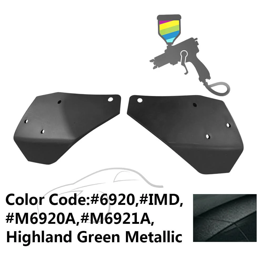 2015-2023 Ford Mustang GT Style Front Bumper Lip Spoiler Winglet PP - Image 31