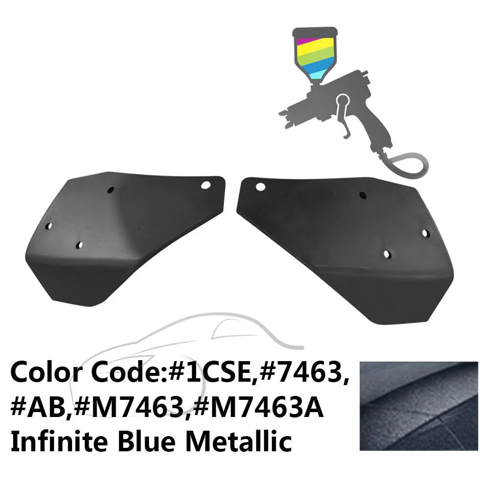 2015-2023 Ford Mustang GT Style Front Bumper Lip Spoiler Winglet PP - Image 39