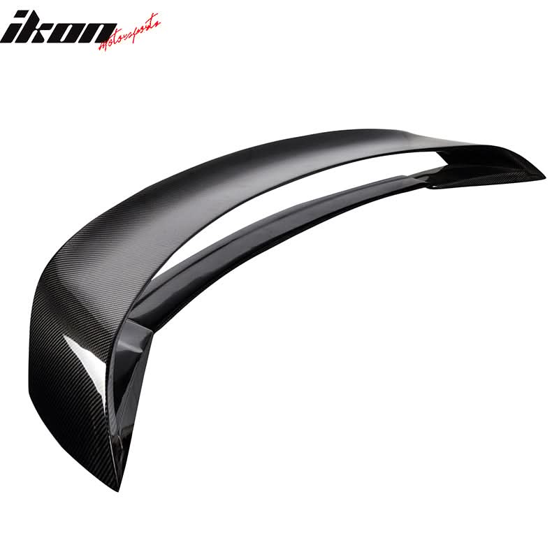 2015-2023 Ford Mustang GT350R Rear Trunk Spoiler Black CF - Image 3