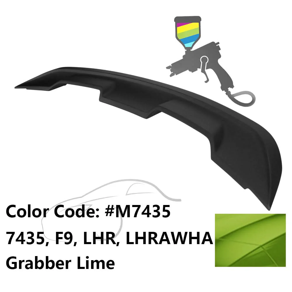 2015-2023 Ford Mustang GT500 Style Rear Trunk Spoiler Wing ABS - Image 46