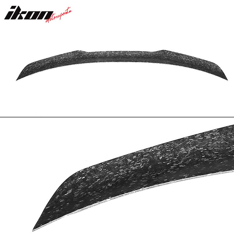 2015-2023 Ford Mustang S550 JC Style Trunk Spoiler Forged Carbon Fiber - Image 3