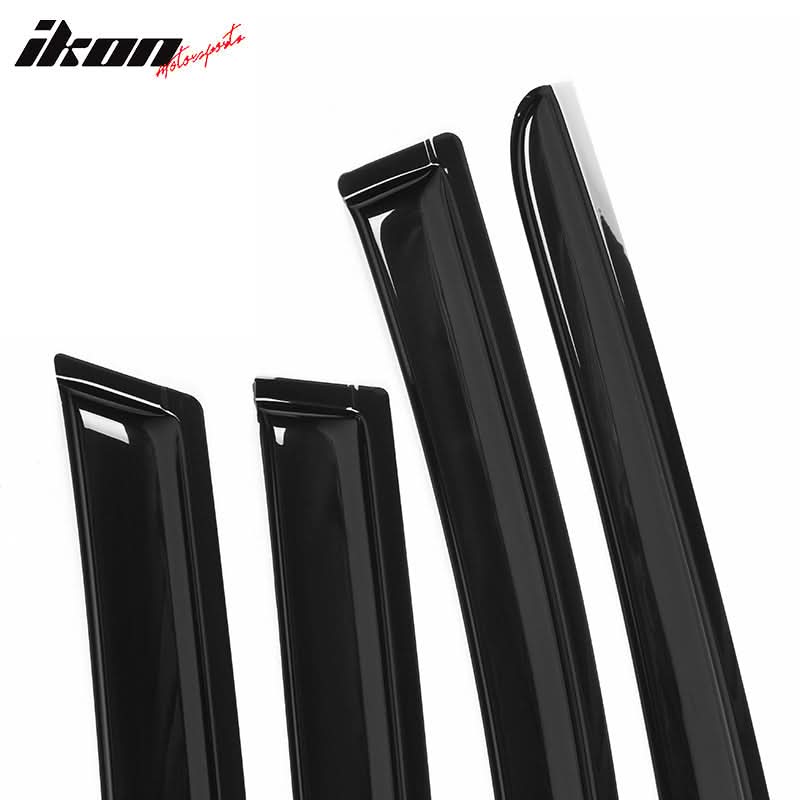 2015-2024 Nissan Murano Tape On Window Visors Rain Guard 4PC - Image 4