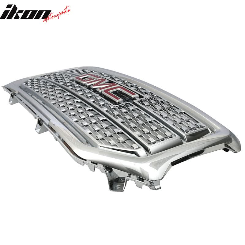 2016-2017 GMC Sierra Denali Chrome Grille & Genuine GMC Emblem Badge - Image 4