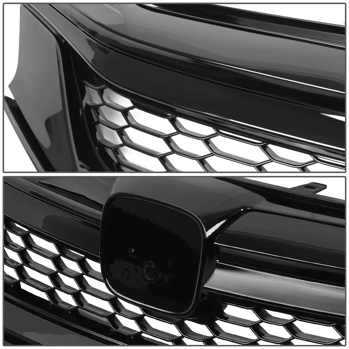 2016-2017 Honda Accord Honeycomb Mesh Grille - Black - Image 4