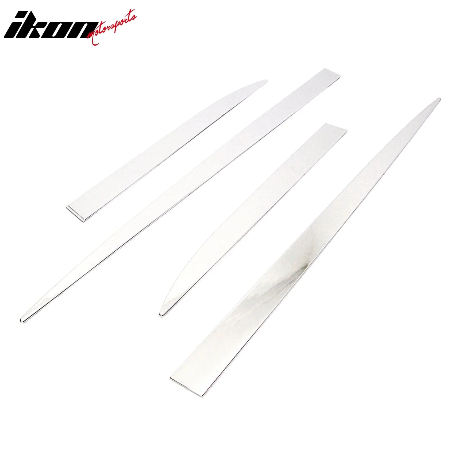 2016-2017 Hyundai Tucson Chrome 4PCS LH RH Lower Door Molding Trim ABS - Image 2