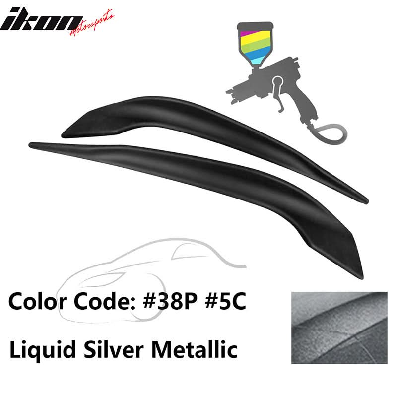 2016-2017 Mazda 6 Painted Front Bumper Side Splitter Lip Pair ABS - Image 15
