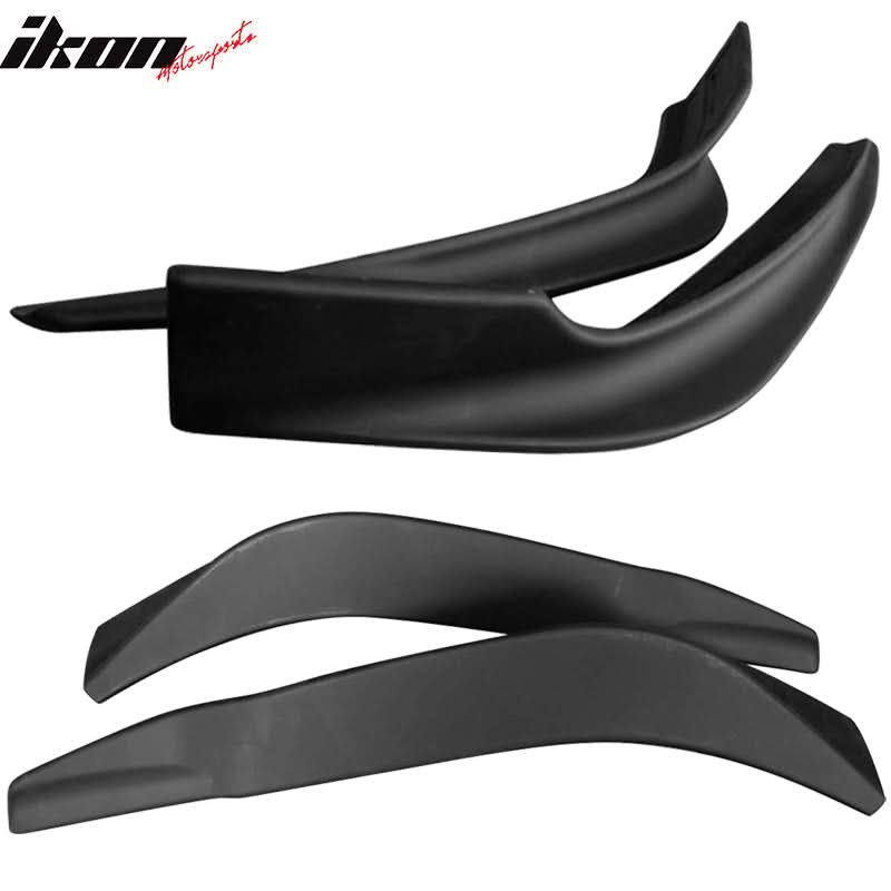 2016-2017 Mazda 6 Painted Front Bumper Side Splitter Lip Pair ABS - Image 3