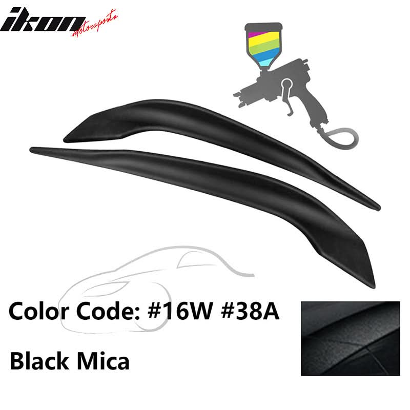 2016-2017 Mazda 6 Painted Front Bumper Side Splitter Lip Pair ABS - Image 9