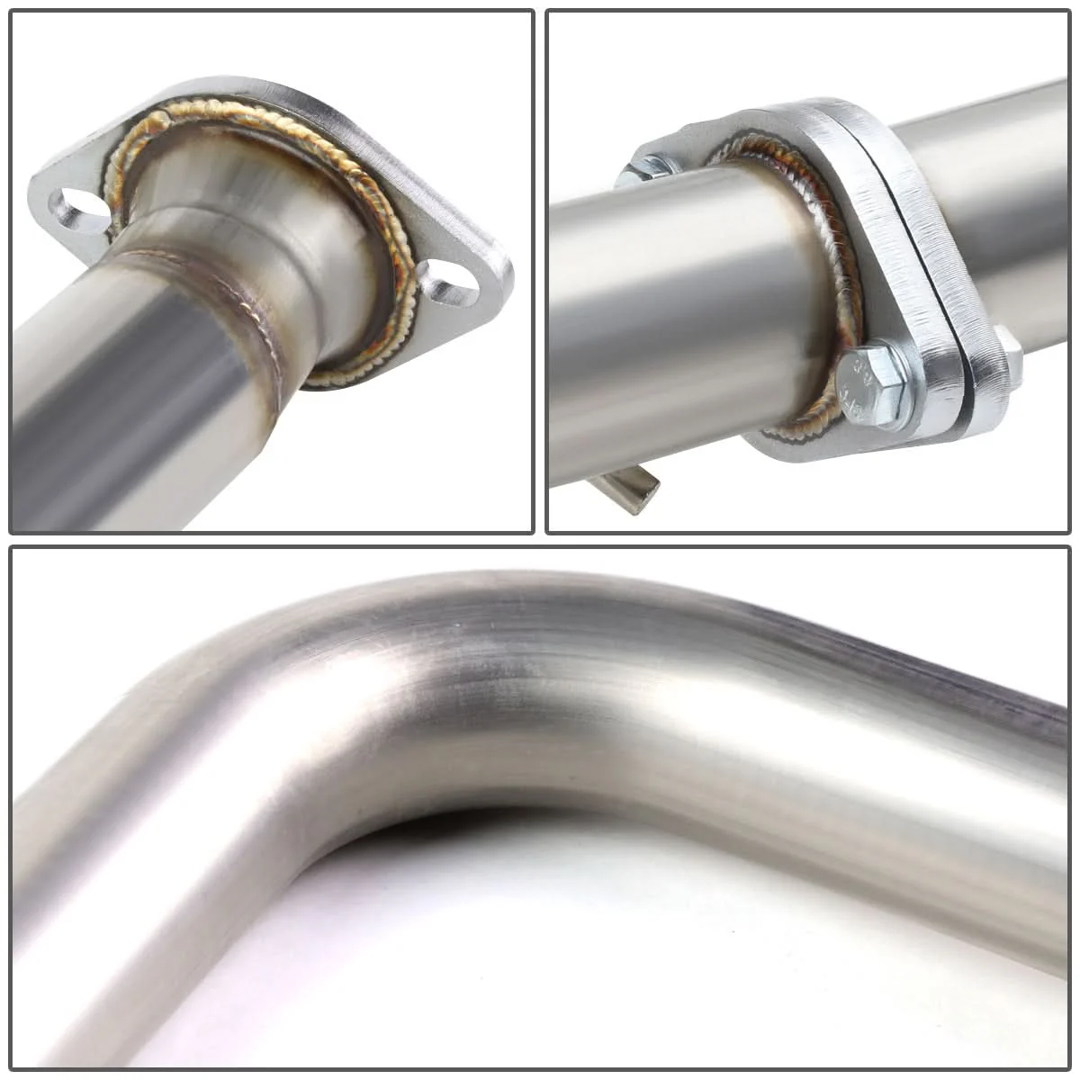 2016-2017 Toyota Corolla IM Catback Exhaust Single Tip Stainless Steel - Image 6