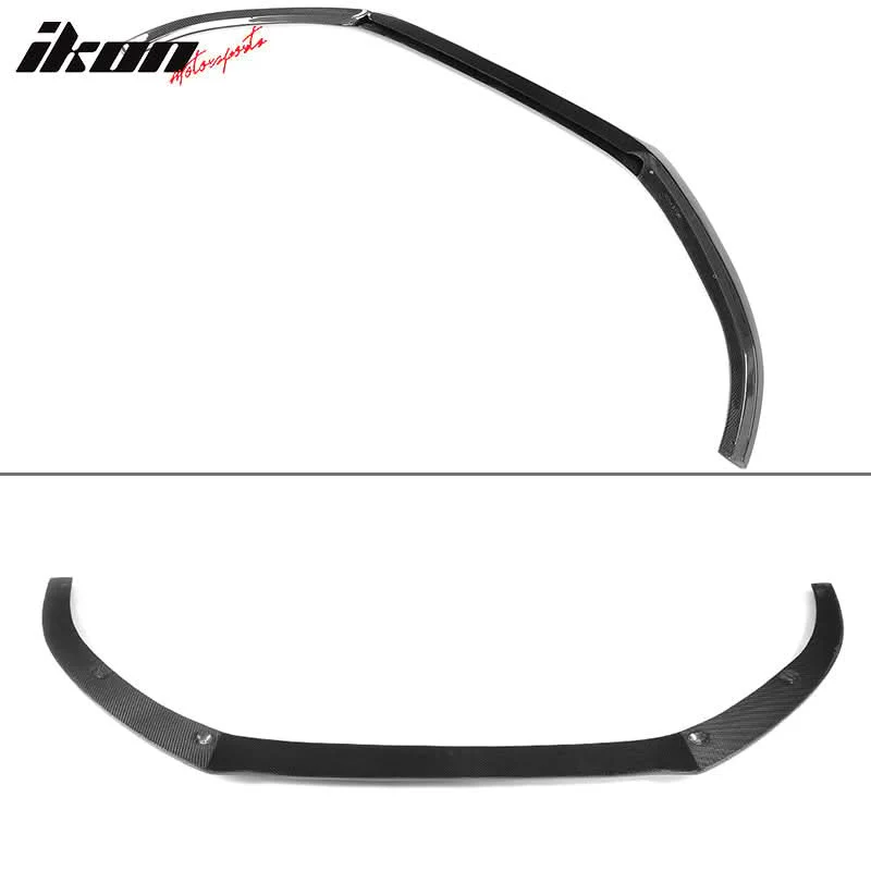 2016-2018 Audi A6 S6 S Line JC Front Bumper Lip Spoiler Carbon Fiber - Image 3