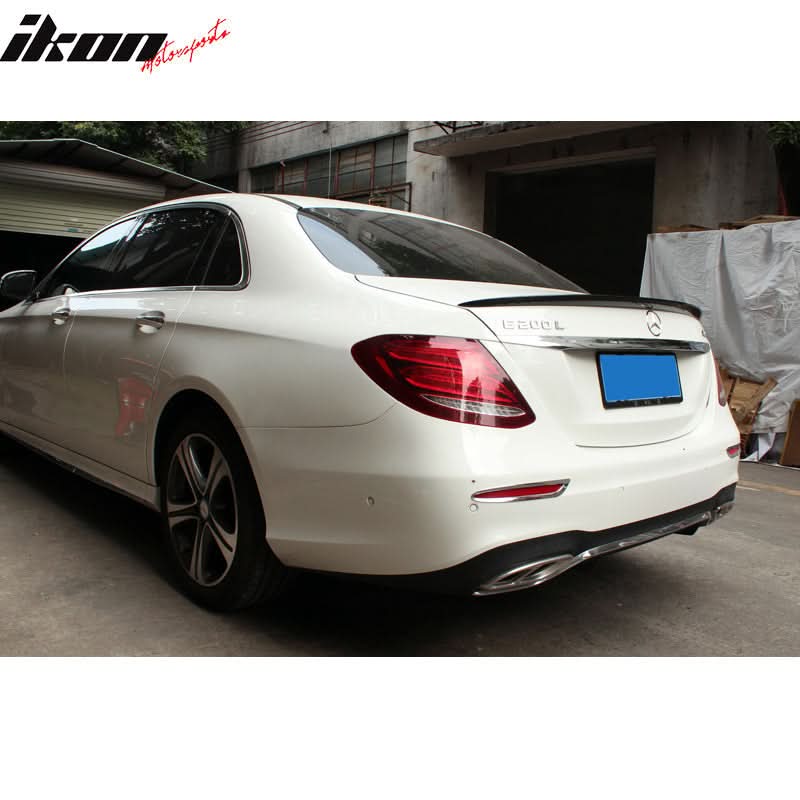 2016-2018 BENZ E-Class W213 E43 Trunk Spoiler Carbon Fiber - Image 4