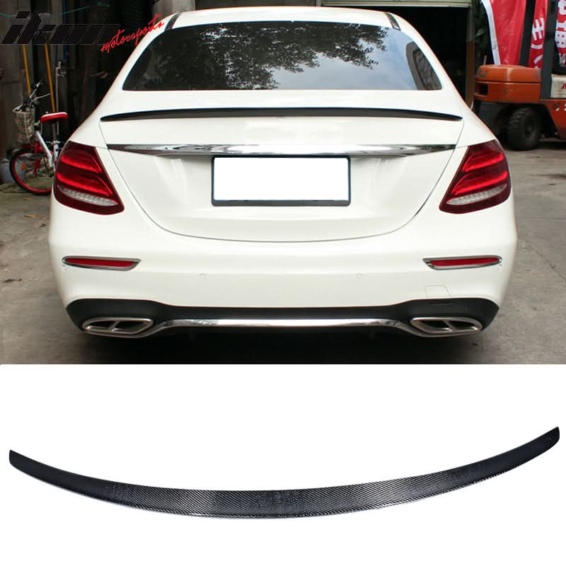 2016-2018 BENZ E-Class W213 E43 Trunk Spoiler Carbon Fiber - Image 8