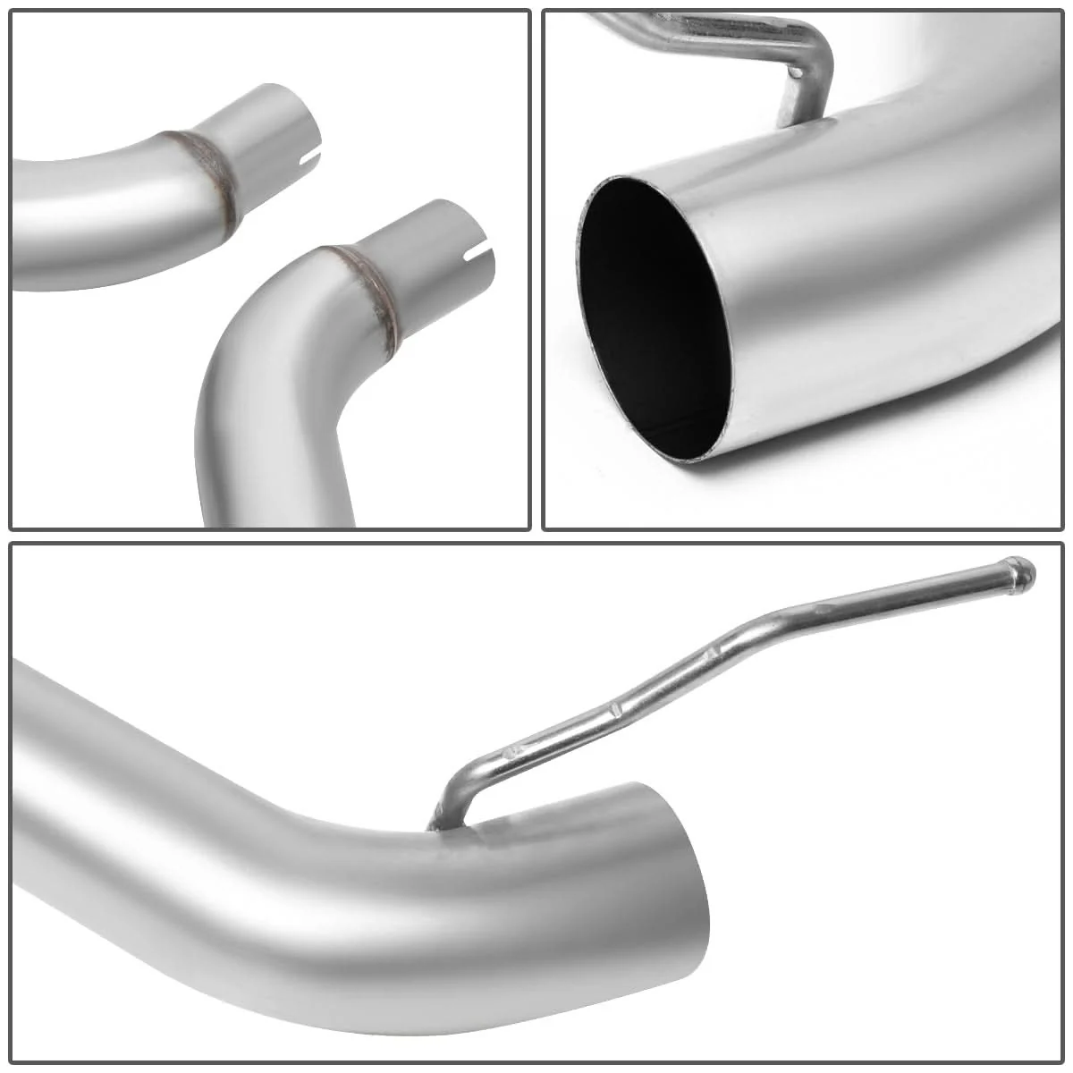 2016-2018 Chevrolet Camaro Axleback Exhaust Dual Rolled Tip Stainless Steel - Image 6